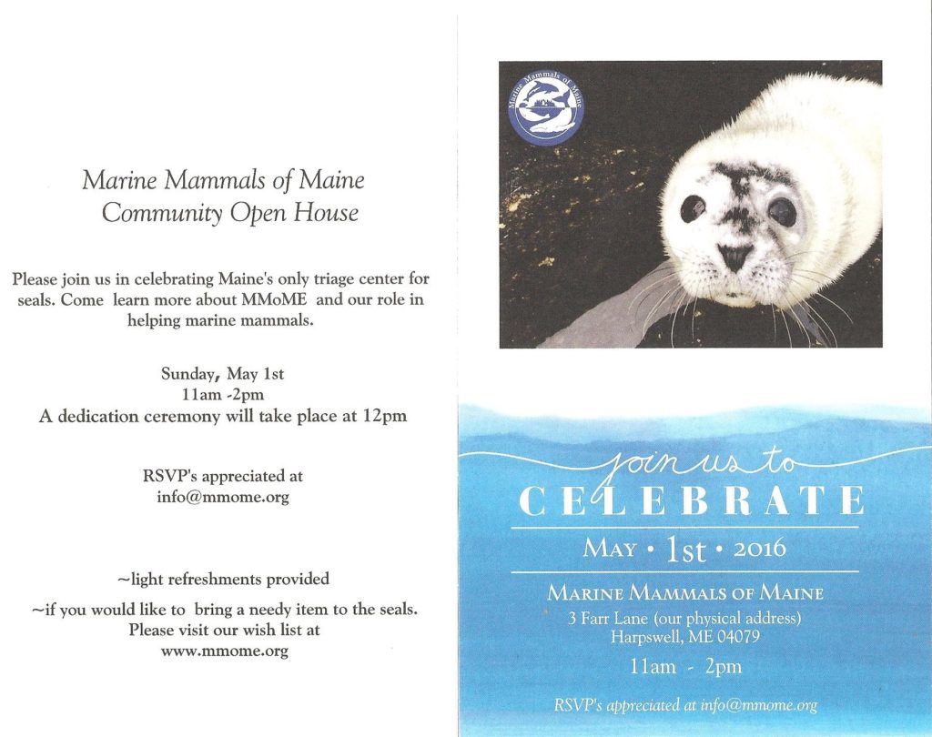 Community Open House May 1st 2016